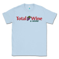 Dusty Blue total and wine & more   wine drinker Classic Tee - linhVisuals