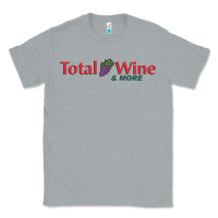 Heather Grey total and wine & more   wine drinker Classic Tee - linhVisuals