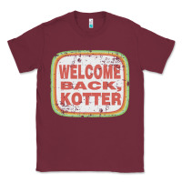 Burgundy welcome back, kotter Classic Tee - linhVisuals