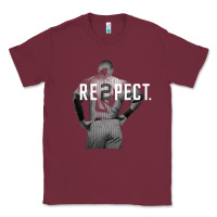 Burgundy respect derek jeter re2pect [tw] Classic Tee - linhVisuals