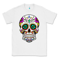 White sugar skull Classic Tee - linhVisuals