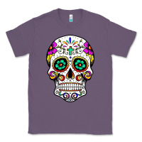 Lavender sugar skull Classic Tee - linhVisuals