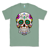 Sage sugar skull Classic Tee - linhVisuals