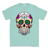 Seafoam sugar skull Classic Tee - linhVisuals
