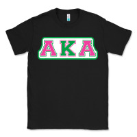Black alpha kappa aka Classic Tee - linhVisuals