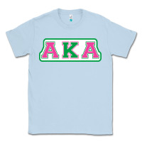 Dusty Blue alpha kappa aka Classic Tee - linhVisuals