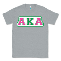 Heather Grey alpha kappa aka Classic Tee - linhVisuals