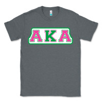 Charcoal Heather alpha kappa aka Classic Tee - linhVisuals