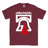 Burgundy philadelphia vintage liberty bell Classic Tee - linhVisuals