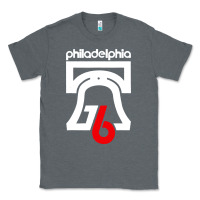 Charcoal Heather philadelphia vintage liberty bell Classic Tee - linhVisuals