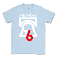 Dusty Blue philadelphia vintage liberty bell Classic Tee - linhVisuals