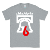 Heather Grey philadelphia vintage liberty bell Classic Tee - linhVisuals