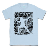 Dusty Blue fencing sport Classic Tee - linhVisuals