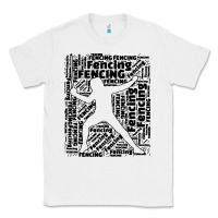 White fencing sport Classic Tee - linhVisuals