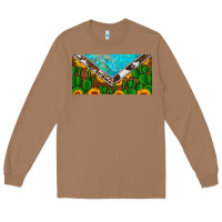 Toasted Coconut cactus sunflower cowhide and turquoise license plate Long Sleeve Tee - Artiststas