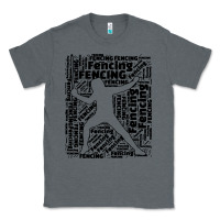 Charcoal Heather fencing sport Classic Tee - linhVisuals