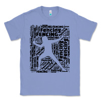 Colony Blue fencing sport Classic Tee - linhVisuals