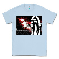 Dusty Blue Marilyns angel with scabbed wings Classic Tee - linhVisuals