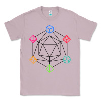 Lilac minimal dnd Classic Tee - linhVisuals