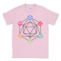 Bubblegum Pink minimal dnd Classic Tee - linhVisuals