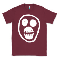 Burgundy the mighty boosh monkey skull Classic Tee - linhVisuals