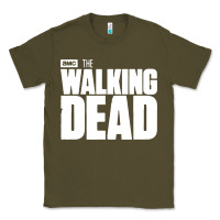 Army Green the walking dead blood Classic Tee - linhVisuals