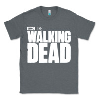 Charcoal Heather the walking dead blood Classic Tee - linhVisuals