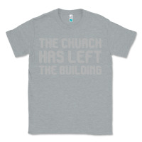 Heather Grey the church has left the building Classic Tee - linhVisuals