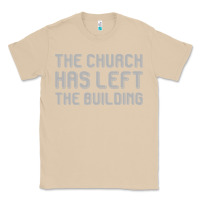 Mushroom the church has left the building Classic Tee - linhVisuals