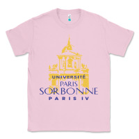 Bubblegum Pink universite paris la sorbonne Classic Tee - linhVisuals