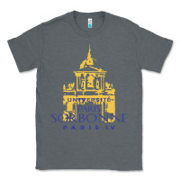 Charcoal Heather universite paris la sorbonne Classic Tee - linhVisuals
