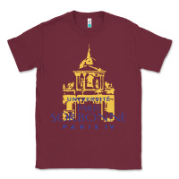 Burgundy universite paris la sorbonne Classic Tee - linhVisuals