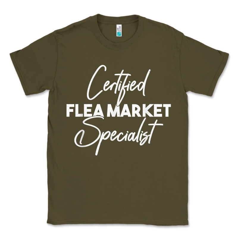 Certified Flea Market Specialist T Shirt Classic Tee by linhVisuals | Teevron