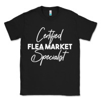 Black certified flea market specialist t shirt Classic Tee - linhVisuals