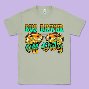 Bus Driver Off Duty Classic Tee Designed By Jasminsmagicworld