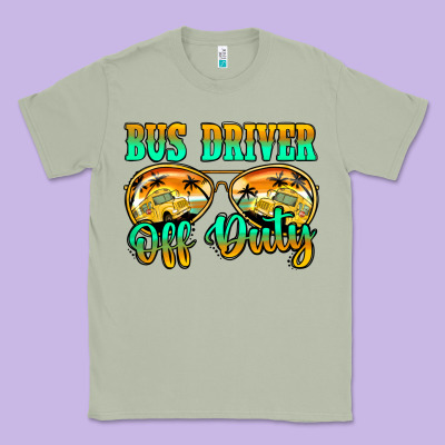Bus Driver Off Duty Classic Tee Designed By Jasminsmagicworld