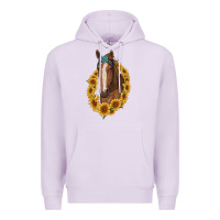 Lilac brown horse with gemstone and sunflowers Premium Hoodie - RanaPortraitStore