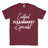 Burgundy certified flea market specialist t shirt Classic Tee - linhVisuals