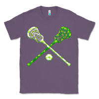 Lavender funny lacrosse st patricks day boys men shamrock ball t shirt Classic Tee - linhVisuals