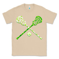 Mushroom funny lacrosse st patricks day boys men shamrock ball t shirt Classic Tee - linhVisuals