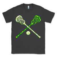 Smoke funny lacrosse st patricks day boys men shamrock ball t shirt Classic Tee - linhVisuals