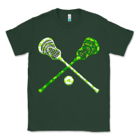 Sports Green funny lacrosse st patricks day boys men shamrock ball t shirt Classic Tee - linhVisuals