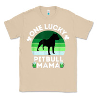 Mushroom funny st patrick's day one lucky pitbull mama pitbulldog t shirt Classic Tee - linhVisuals