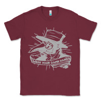 Burgundy wash your damn hands Classic Tee - linhVisuals