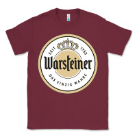 Burgundy warsteiner Classic Tee - linhVisuals
