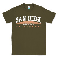 Army Green san diego california Classic Tee - linhVisuals
