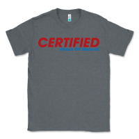 Charcoal Heather whack  off Classic Tee - linhVisuals