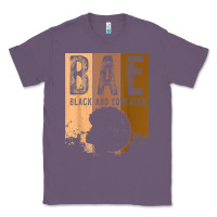 Lavender black history month bae black and educated melanin women t shirt Classic Tee - linhVisuals