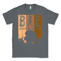 Charcoal Heather black history month bae black and educated melanin women t shirt Classic Tee - linhVisuals