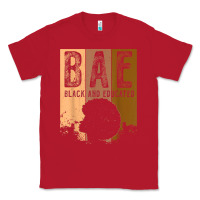 Red black history month bae black and educated melanin women t shirt Classic Tee - linhVisuals
